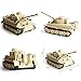 ST Blocks WW2 German Blitzkrieg Motorized infantry Panzerkampfwagen VI Ausf. E Tiger I Tank Brigade Heavy Artillery Army Military Building Blocks Toys 1050+pcs 6 dolls