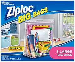 Ziploc Big Bags, Large, 5 Count