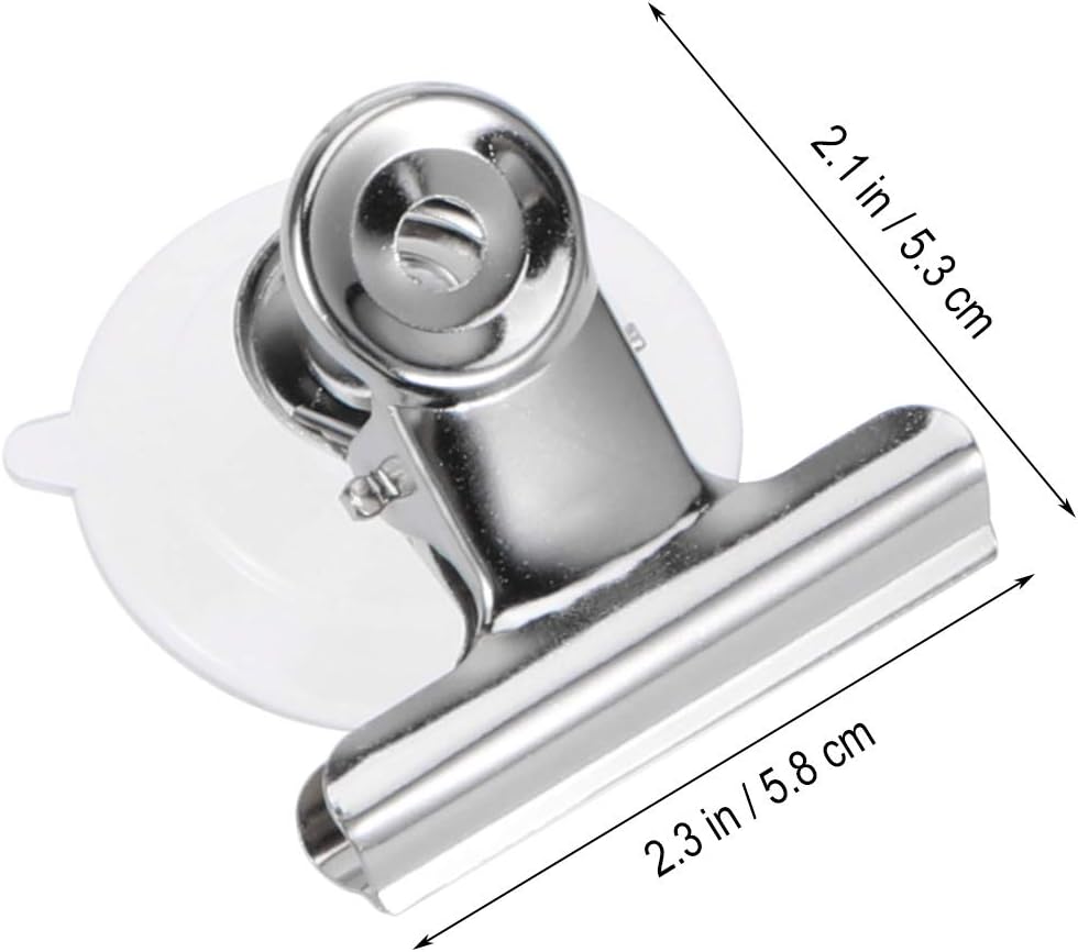 8pcs Heavy Duty Suction Cup Clips with Metal Clamp for Securely Holding Signs Windows for Glass and Smooth Surfaces - Image 5