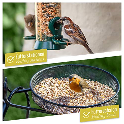 wildtier herz - Vogeltraum Premium Vogelfutter ohne Weizen für Wildvögel I Ganzjahresfutter mit Sonnenblumenkerne I Wildvogelfutter I Vogel Streufutter, Fettfutter für Vögel (2,5kg) – Bild 7