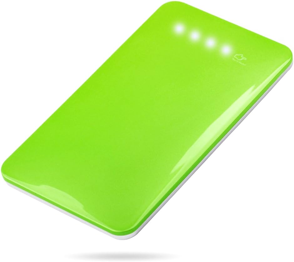 Andream 4000mah Ultra-thin 0.29 Inches External Lithium Polymer Battery Pack under Security Protection Green LP-509A