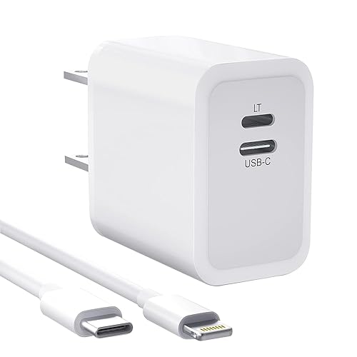 Apple iPhone 15/15 Pro/15 Pro Max USB C Charger, Dual Port Power