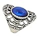 Mood Ring Handmade Zinc Alloy Antique Sterling Silver Plated Oval Shape Temperature Sensing Color Changing Stone Finger Big Rings for Women Fashion RS013