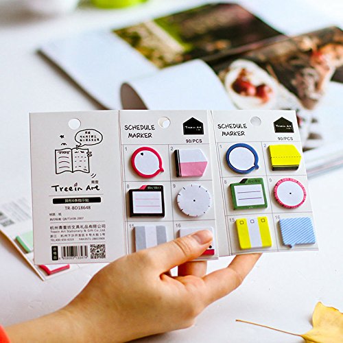 1Pc Mini Memo Pad Notebook Sticky Note Portable Stationary Supplies Random Color