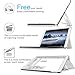 IVSO Apple iPad Pro 10.5 Case With Keyboard Ultra-Thin DETACHABLE Bluetooth Keyboard Stand Case / Cover + Pencil holder for Apple iPad Pro 10.5-inch 2017 Version Tablet(White)