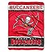 Northwest NFL Tampa Bay Buccaneers Unisex-Adult Raschel Throw Blanket, 60