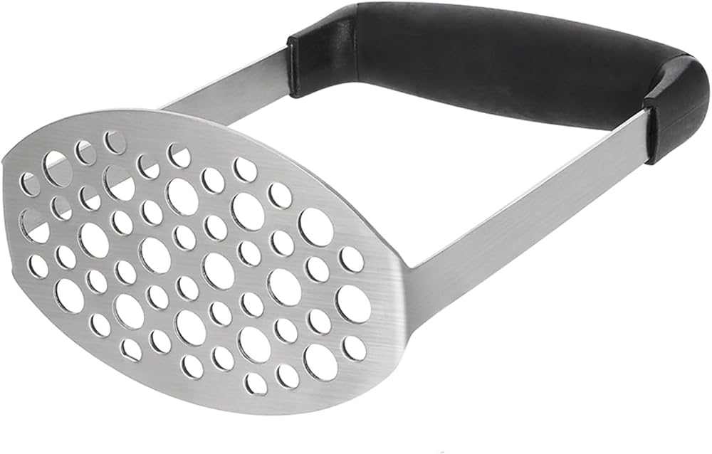 RosewineC Stainless Steel Potato Masher with Non Slip Handle