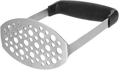 RosewineC Stainless Steel Potato Masher with Non Slip Handle
