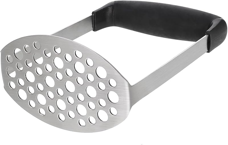 RosewineC Stainless Steel Potato Masher with Non Slip Handle