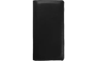 IKEPOD Leather Checkbook Cover for Men Women RFID Blocking by GNEGNI