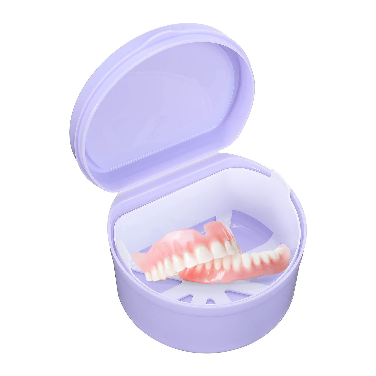 Ungfu Mall Plastic Dental Denture Mouthguards Storage Container Case Box Orthodontic (Violet)