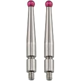 E-outstanding Contact Point 2PCS Ruby Tip Contact Point for Dial Test Indicator (M1.6xD2.0xL20.9)