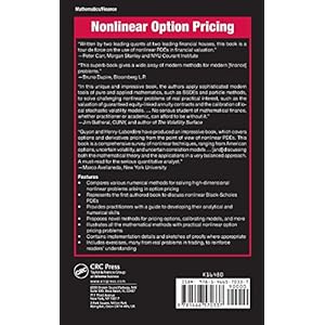 Nonlinear Option Pricing (Chapman and Hall/CRC Financial Mathematics Series)