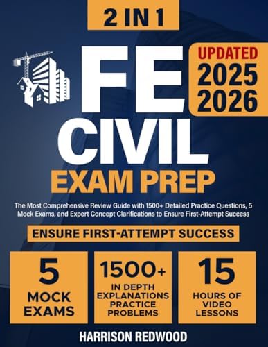 Amazon.com: FE Civil Exam Prep: The All-in-One Study Guide with