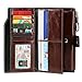 Itslife Women's RFID Blocking Large Capacity Luxury Wax Genuine Leather Clutch Wallet Card Holder Organizer Ladies Purse