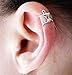 Sliver Climbing Man Naked Climber Ear Cuff Helix Cartilage Earring