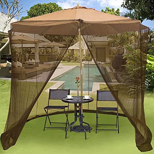 Patio Universal Umbrella Mosquito Netting Hugline Outdoor Canopy