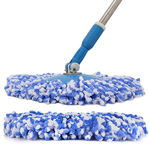 Bonison Microfiber Spin Mop Heads Refills for Hurricane Mop, Standard