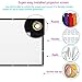 100 Inch Projector Screen Wrinkle Free Portable Indoor Outdoor Movie Screens 16:9 HD 4K with Hanging Hole Grommets Rolling High Color Reduction Home Theater Projection Cinema