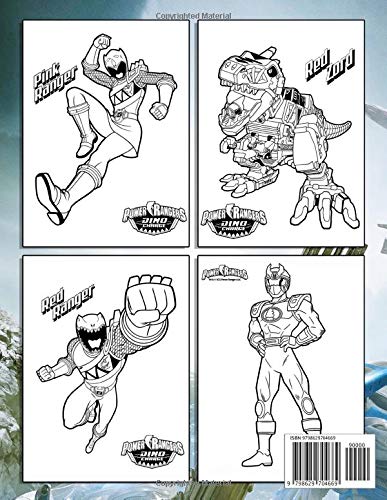 Power Rangers Character Color Power Rangers Coloring Book: Color the Power Rangers characters - Smart ...