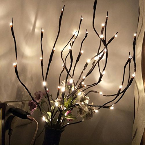 image for Sonmer 30'' Warm-light LED Waterproof Willow Branch Lamp Floral Lights