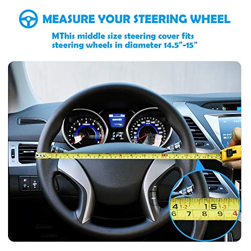 2 Ylife+Microfiber+Steering+Universal+Breathable