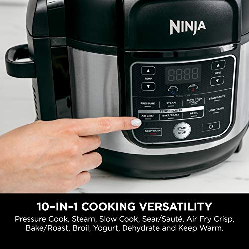 Ninja OS301 Foodi 10in1 Pressure Cooker and Air Fryer with Nesting