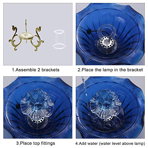 SUMGREEN Desktop Water Fountain Aromatherapy Tabletop Mist Fountain Aroma with LED Colorful