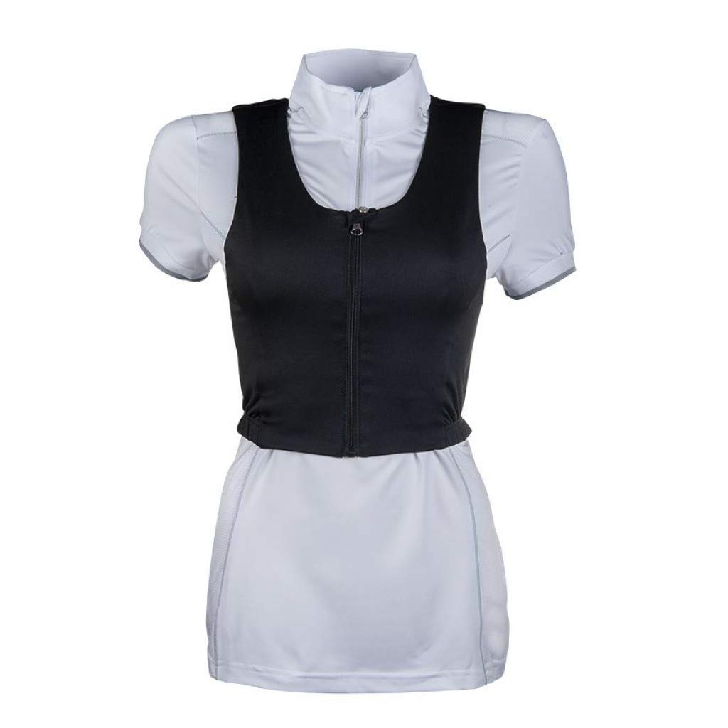 HKM Softec back protector, black, ML 150 cm - 170 cm height.