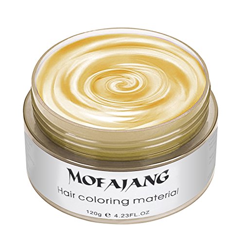 Elera Temporary Hair Color Wax Professional Hair Dye for Men Women (Gold)