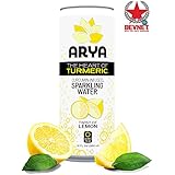 ARYA Turmeric Sparkling Water (Lemon) (1 Case/12 cans). (12 Cans per Case)Winner: BEST OF 2017.8% off on 3 cases.