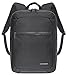 15 in. Water Resistance Slim Backpack in Black