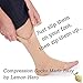 Lemon Hero Zipper Compression Socks for Women and Men, Open Toe 15-20 mmHg Compression Stockings wtih Zip Guard, Supports Circulation and Leg Comfort, Designed for Swelling Relief - 2XL, Beige