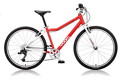 Woom 5 Pedal Bike 24”, 8-speed, Ages 7 to 11 Years, Red