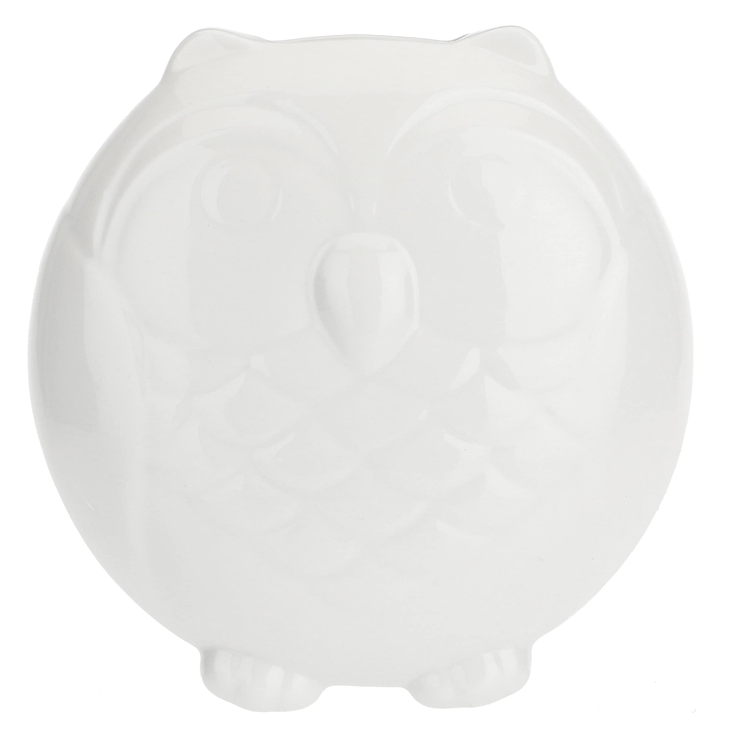 la Porcellana "Leopoldina Humidifier Owl Gift Box, White, 18 cm