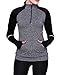 Slimour Women Track Jacket Running Thumb Hole Shirts Yoga Tops 1/2 Zip Pullover Long Sleeve
