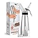 Stainless Steel Whipped Cream Dispenser by SWEETNIK – Professional 500ml Cream Whipper , Large Siphon with 3 Various Nozzles, Cleaning Brush, e-Recipes