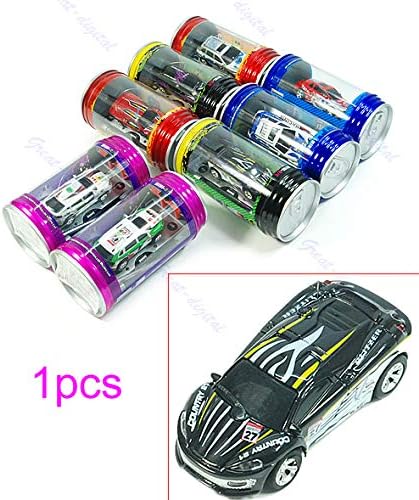 zobeen Mini Multicolor Coke Can RC Radio Remote Control Speed Micro Racing Car Toy Gift