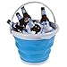 Simply Genius 10L Foldable Silicone Collapsible Bucket 2.6 Gallon Clean Camping Car Beach