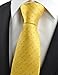 KissTies Ties for Men Gold Yellow Dots Necktie