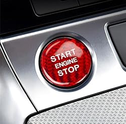 Engine Push Start Stop Button Cover Trim for