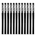 kyinflose Pens, Smooth Gel Ink Roller Ball Pens, Fine Point, 12-Pack (Black, 0.7)