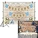 Allenjoy 7x5ft Rustic Welcome Baby Backdrop Background for boy Boys Birthday Picnic Party Dessert Candy Cake Table Decor Decoration Floral Baby Shower Banner Photo Shoot Booth
