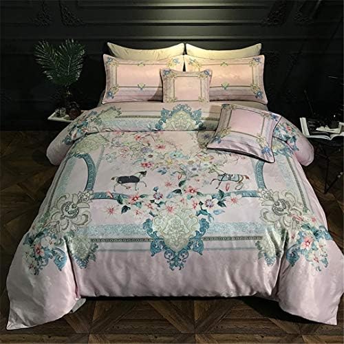 100% Cotton Luxury Digital Printing Bedding Sets Bed Sheet Queen King Size 6Pcs Duvet Cover Sets 03 Queen 6pcs