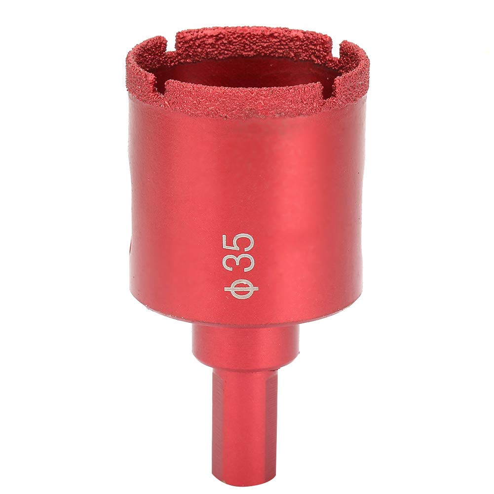 Diamond Hole Saw,Brazed Drill Bit Hole Opener for Drilling Marble, Concrete, Tile, Glass(35mm)