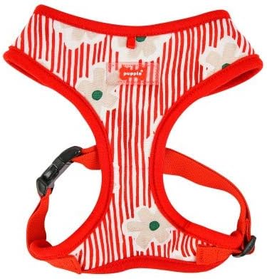 Puppia Hundeleine Verna Lead, Pink, Größe M – Waschbar, Aus 100% Baumwolle, Passt Zu Puppia Geschirren
