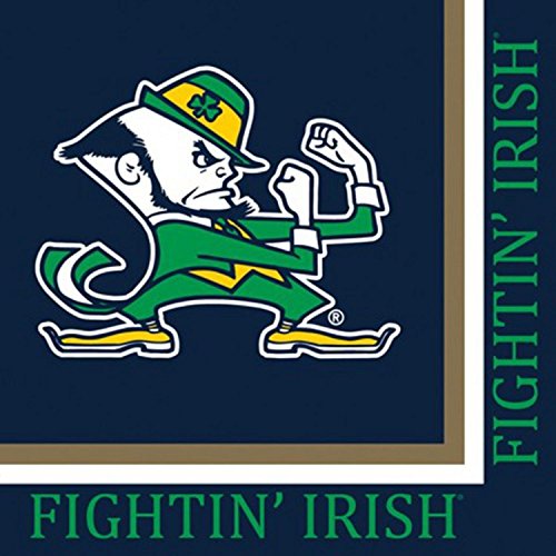 Pack of 240 NCAA Notre Dame Fightin' Irish 2-Ply Tailgating Party Lunch Napkins