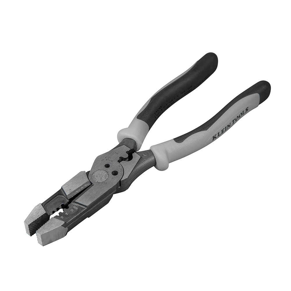 Pliers, Hybrid Multi Purpose Tool with Crimper, Bolt Shearing Holes & Stripper Klein Tools J215-8CR