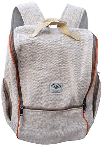 Gheri Hanf Rucksack Baumwolle Gefüttert Einstellbar Gurt Rucksack Beutel A – Bild 3
