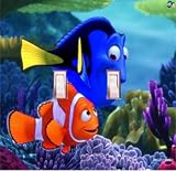 GOT YOU COVERED FINDING NEMO 3 DORY AND FRIENDS LIGHT SWITCH COVER OR OUTLET (OPTION3 2XTOGGLE)